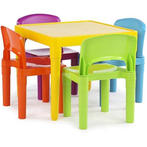 Humble Crew Tot Tutors Kids Plastic Table and Chair